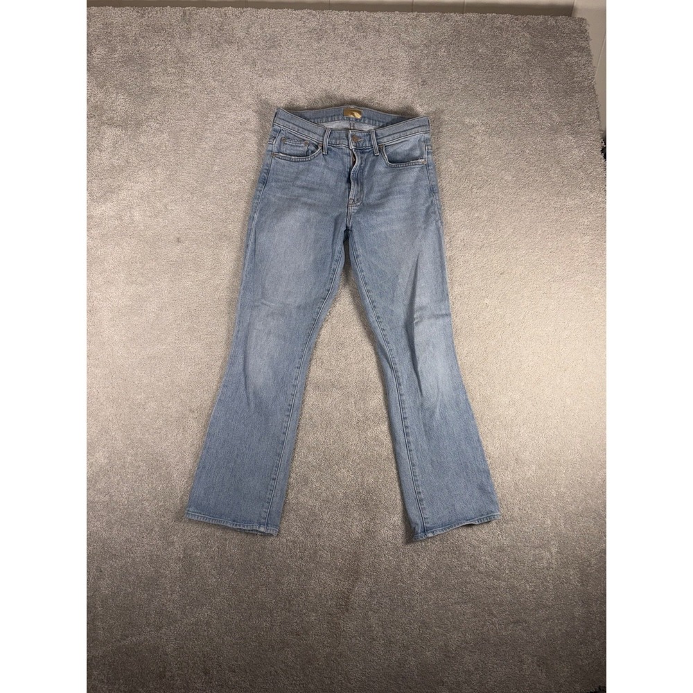 MOTHER Women's Light Blue Ankle Crop Jeans